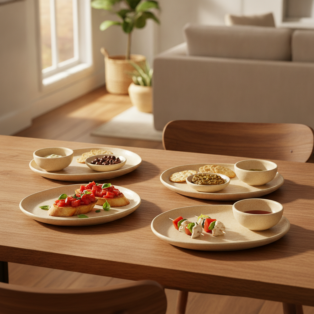 Appetizer Plate Set 8pc