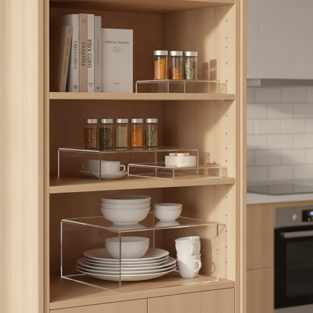 Cabinet Shelf Riser Set 4pc