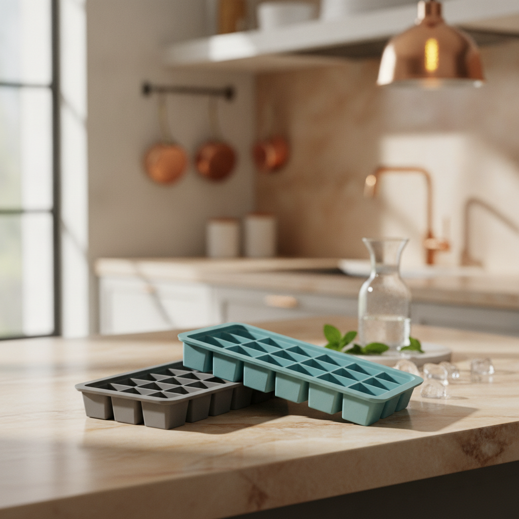 Ice Cube Tray Silicone 2pk