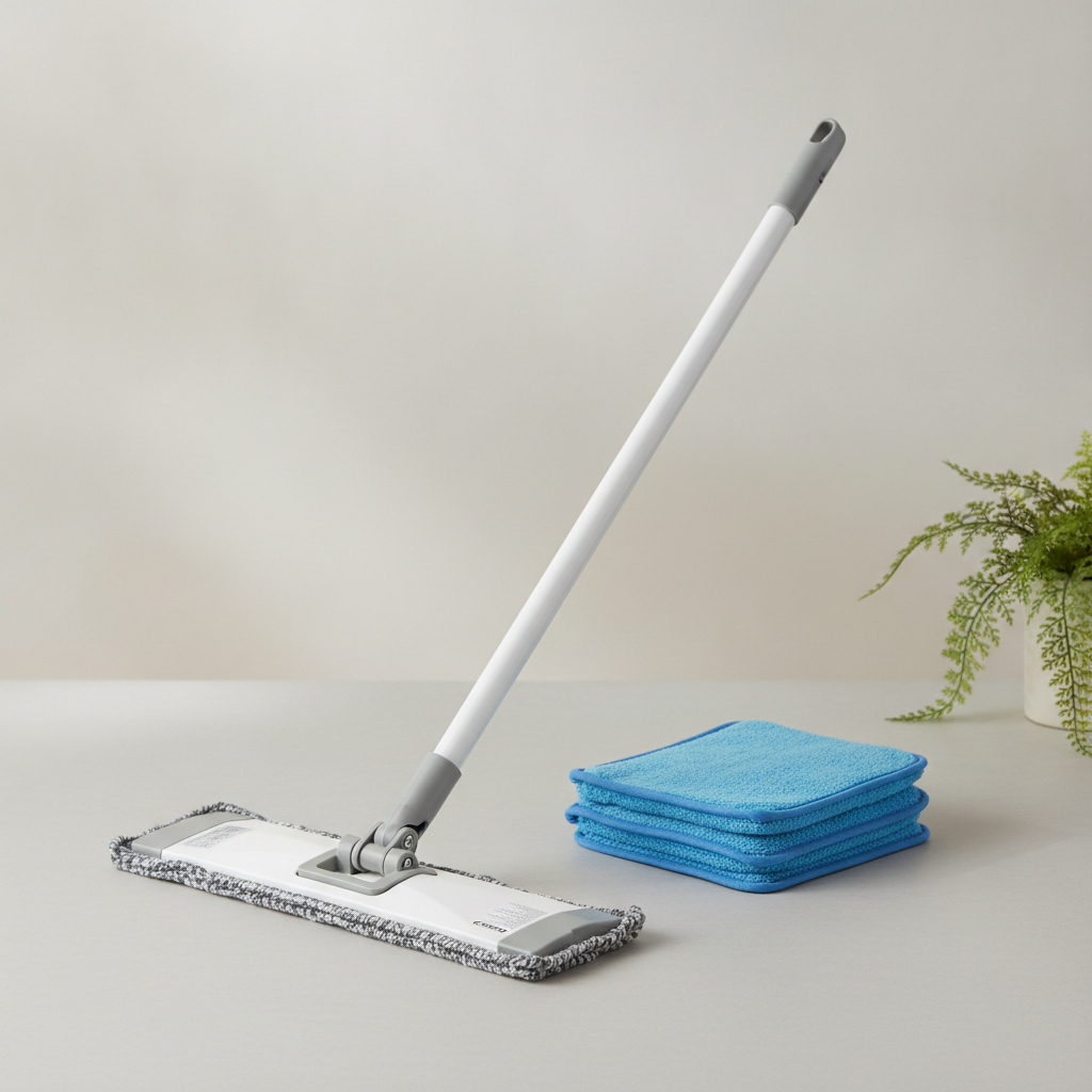 Mop Flat Microfiber with Pads