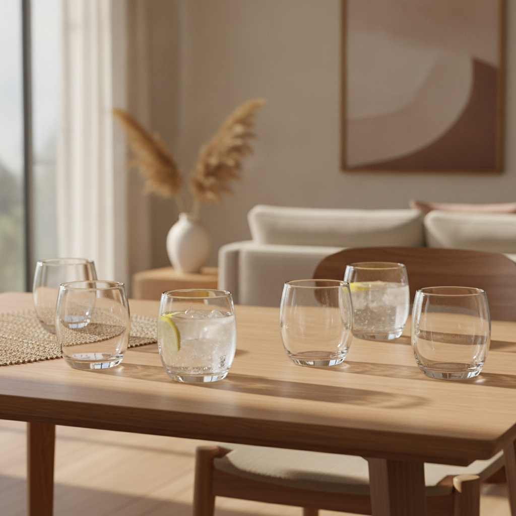 Tumbler Set Glass 6pc