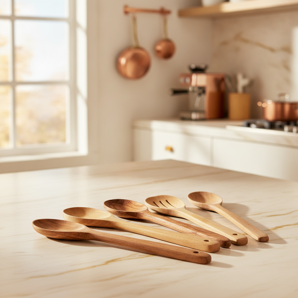 Wooden Spoon Set 6pc